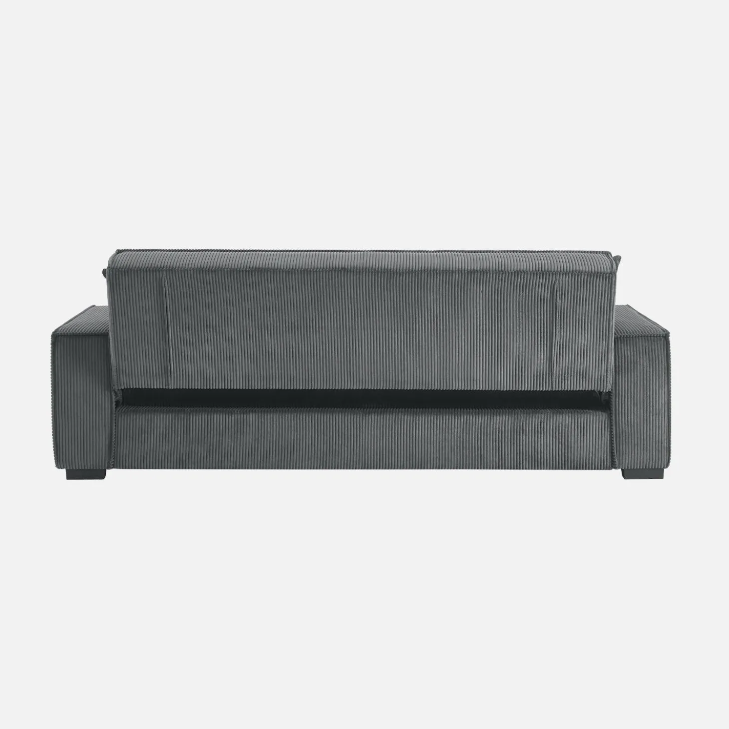 Sofá cama de pana, 3 plazas