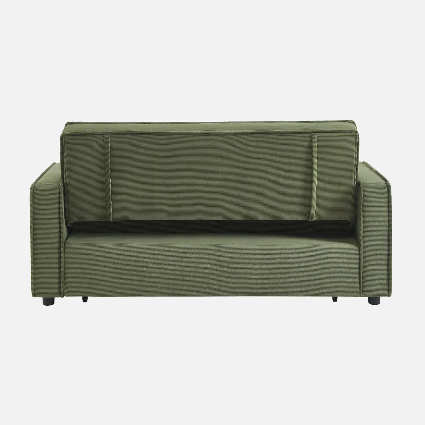 Sofá cama de pana, 2 plazas
