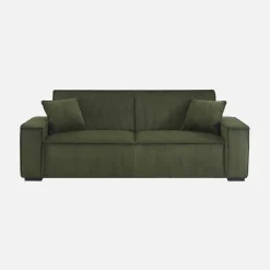 Sofá cama de pana, 3 plazas