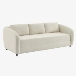 Sofá cama de tela chenilla, 3 plazas