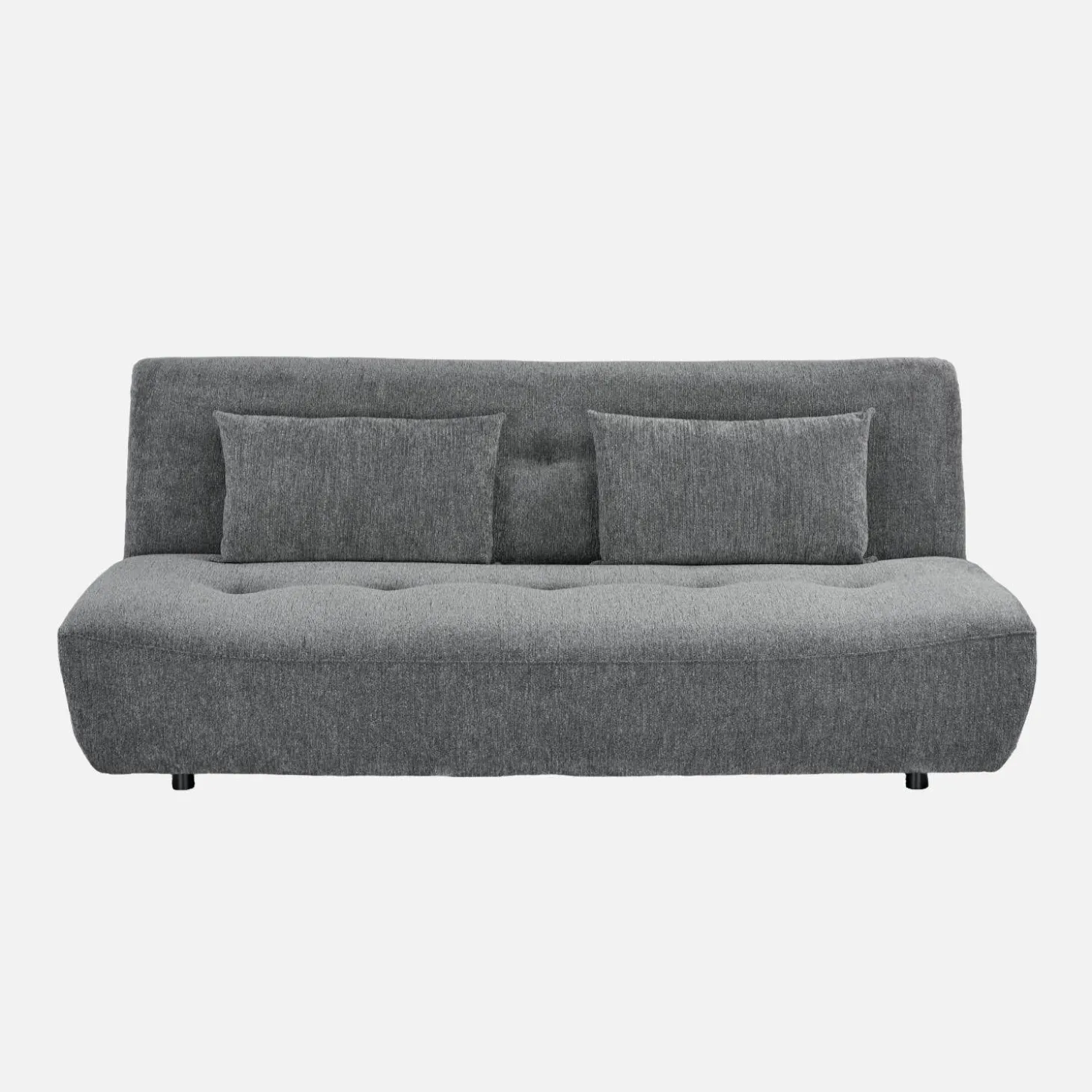 Sofá cama de tela chenilla, 3 plazas