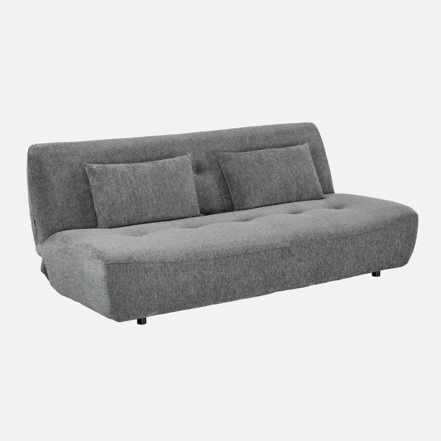 Sofá cama de tela chenilla, 3 plazas