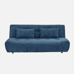 Sofá cama de tela chenilla, 3 plazas
