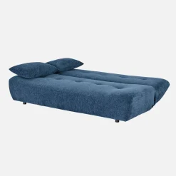 Sofá cama de tela chenilla, 3 plazas