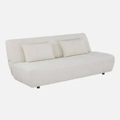 Sofá cama de tela chenilla, 3 plazas