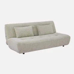 Sofá cama de tela chenilla, 3 plazas