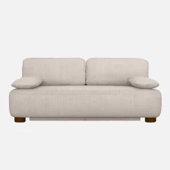 Sofá cama de terciopelo de pana, 3 plazas