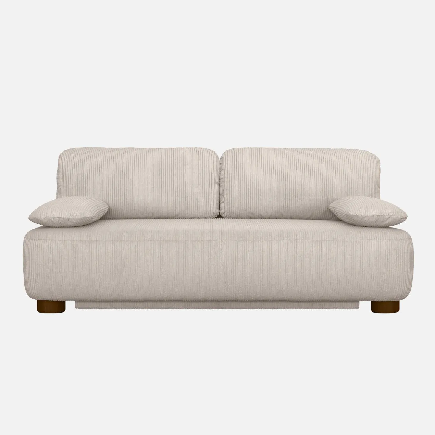 Sofá cama de terciopelo de pana, 3 plazas