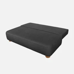 Sofá cama de terciopelo de pana, 3 plazas