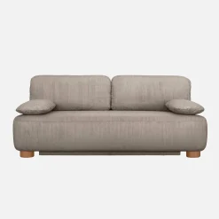 Sofá cama de terciopelo de pana, 3 plazas