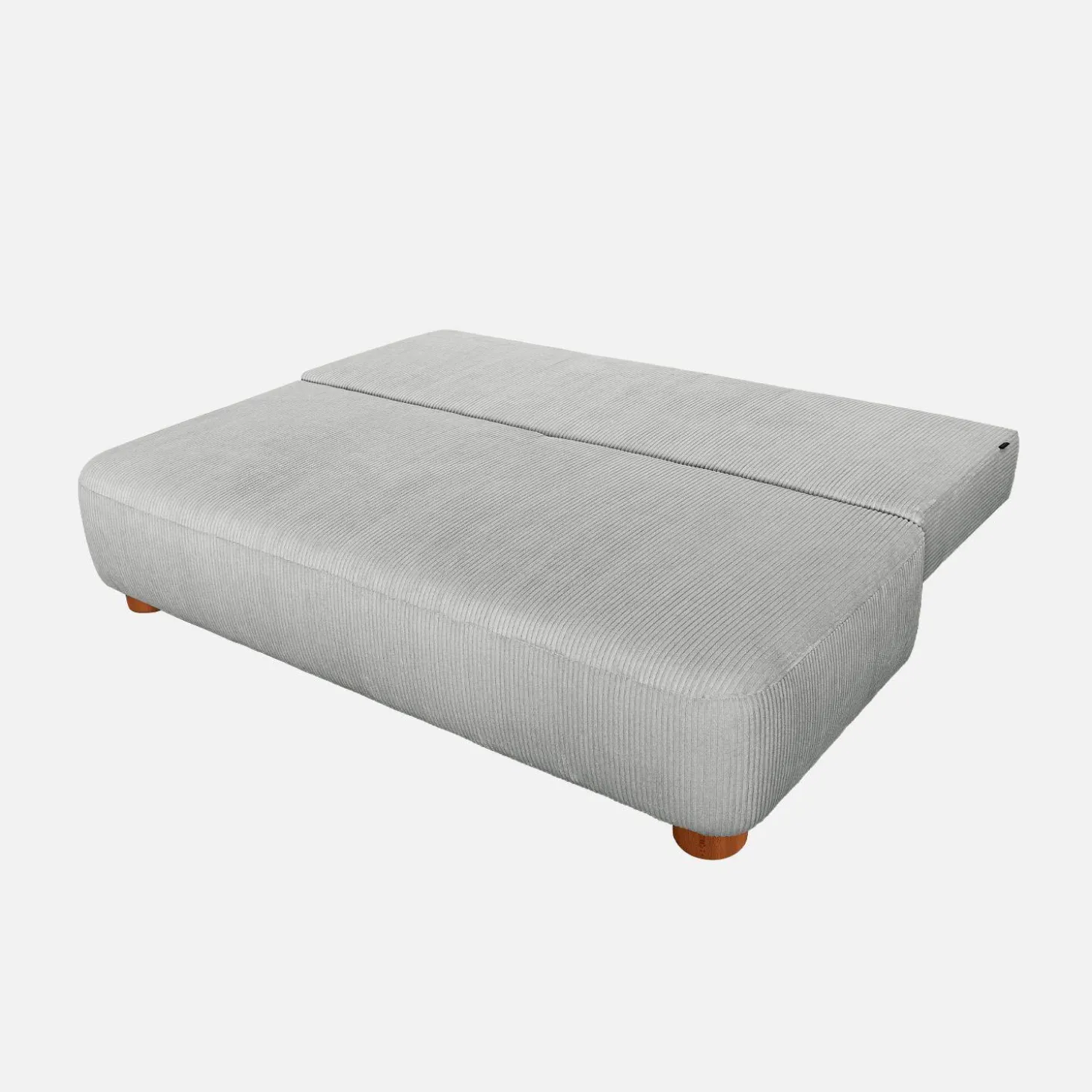 Sofá cama de terciopelo de pana, 3 plazas