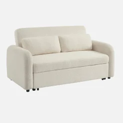 Sofá cama en borreguito de 2 plazas
