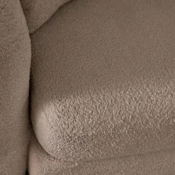 Sofá cama en borreguito texturizado, 3 plazas