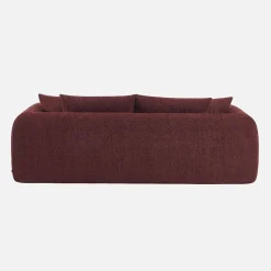 Sofá cama en borreguito texturizado, 3 plazas