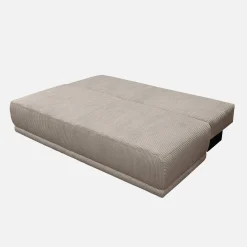 Sofá cama en pana fina con baúl de almacenamiento, 3 plazas