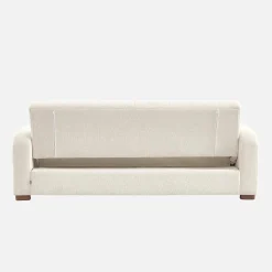 Sofá cama en tejido tela lisa de 3 plazas