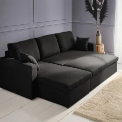Sofá cama esquinero, 3 plazas