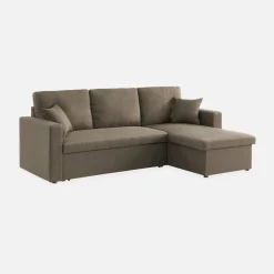 Sofá cama esquinero, 3 plazas
