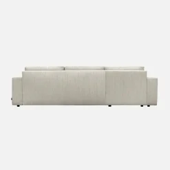 Sofá cama esquinero de pana fina, 5 plazas