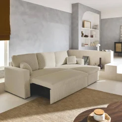 Sofá cama esquinero reversible, 3 plazas