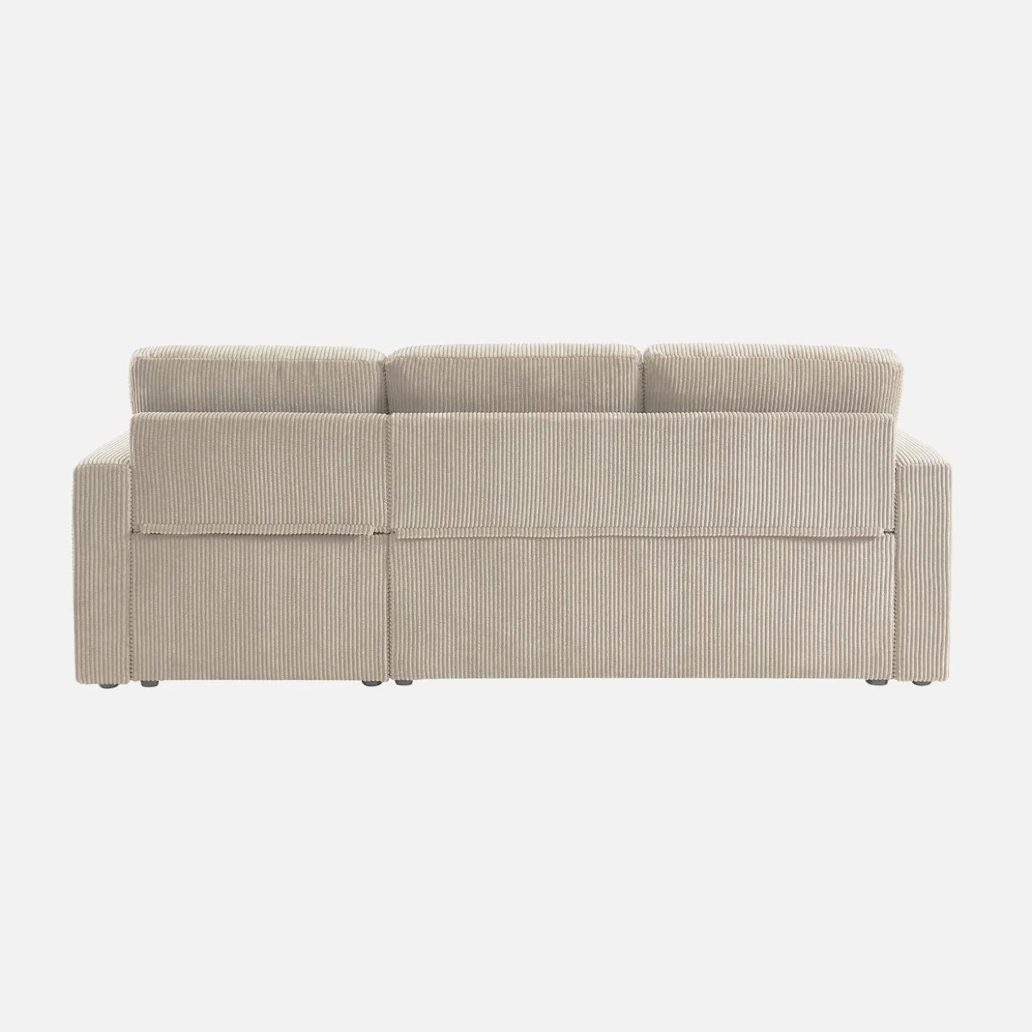 Sofá cama esquinero reversible, 3 plazas