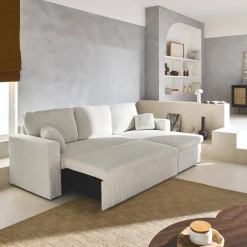 Sofá cama esquinero reversible, 3 plazas