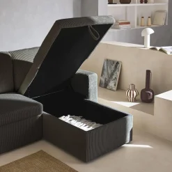 Sofá cama esquinero reversible, 3 plazas
