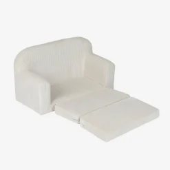 Sofá cama infantil de pana desplegable