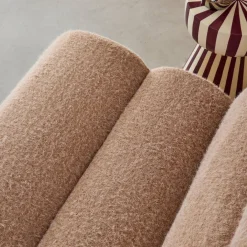 Sofá modular con efecto alpaca, 3 plazas
