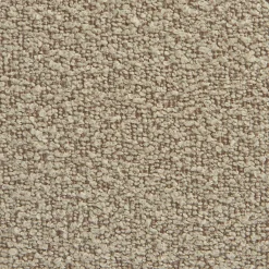 Sofá modular de borreguito texturizada con reposapiés, 3 plazas