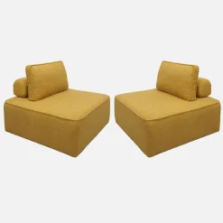 Sofá modular de borreguito, 2 plazas