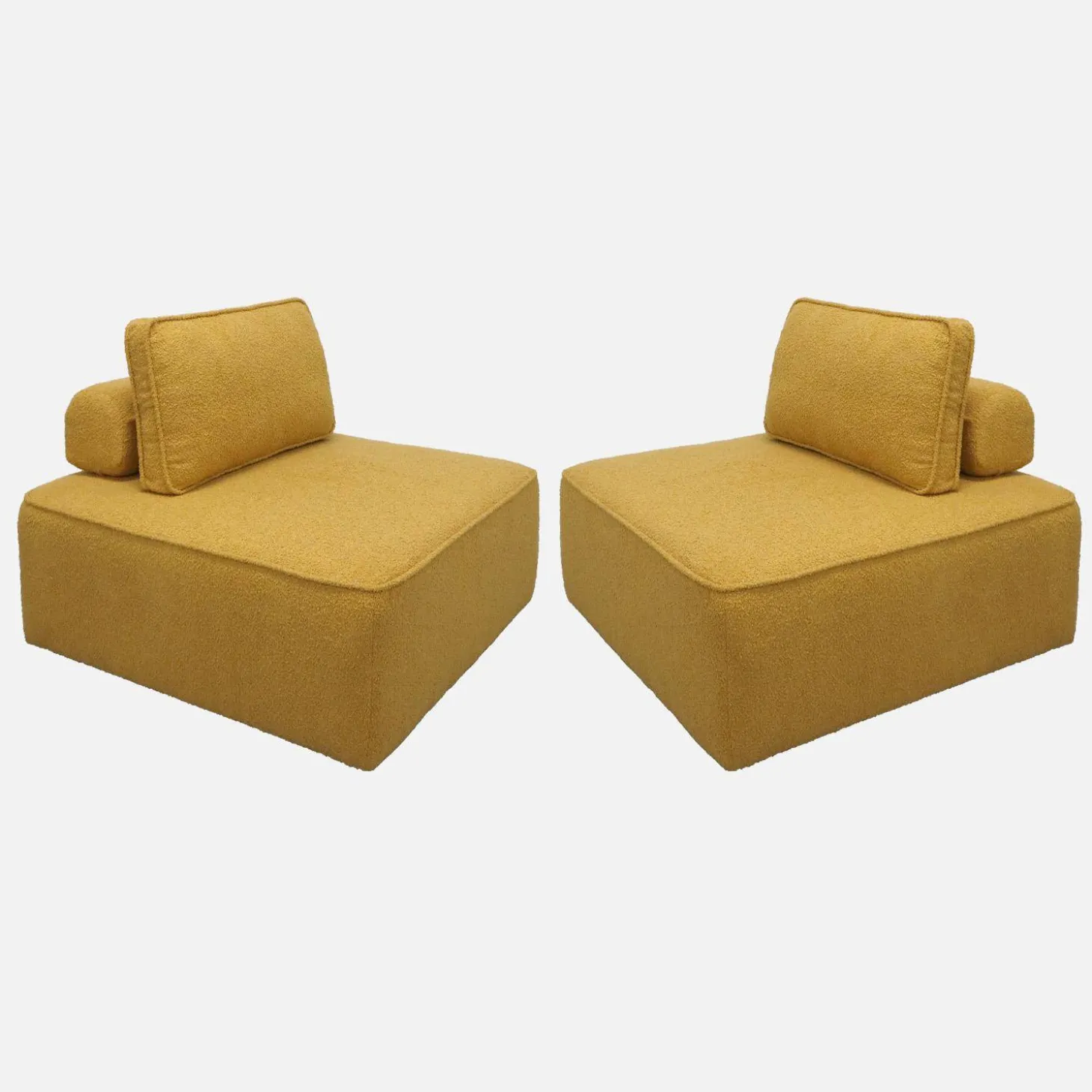 Sofá modular de borreguito, 2 plazas