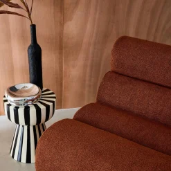 Sofá modular de borreguito texturizado, 3 plazas