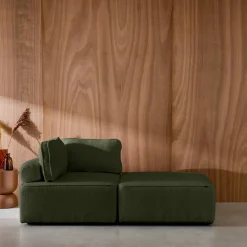 Sofá modular de borreguito, 2 plazas
