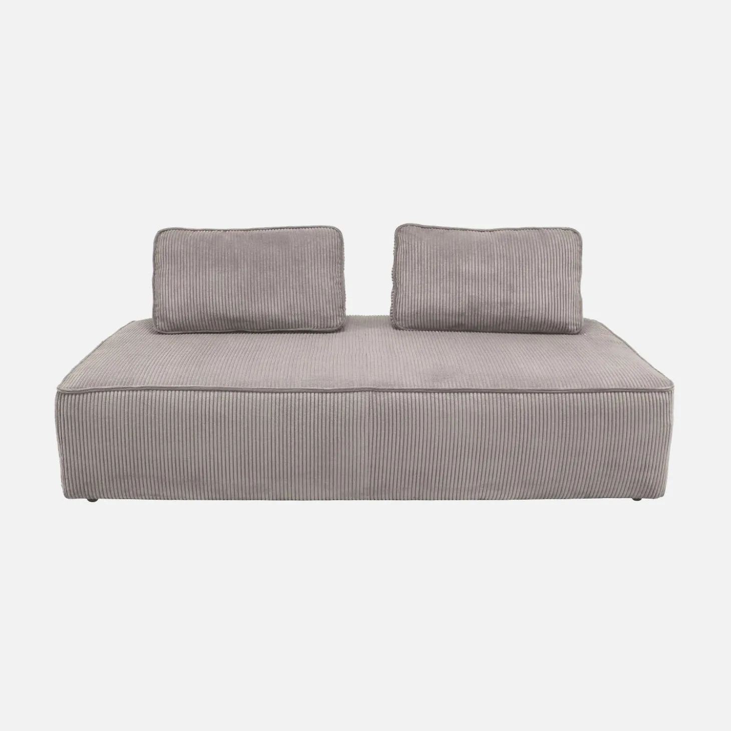 Sofá modular de pana, 4 plazas