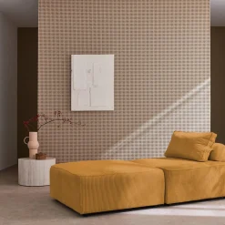 Sofá modular de pana, 2 plazas