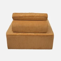 Sofá modular de pana, 2 plazas