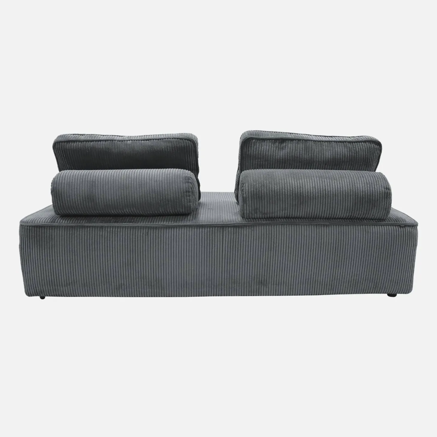 Sofá modular de pana, 2 plazas