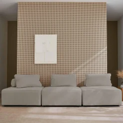 Sofá modular de pana, 3 plazas