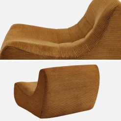 Sofá modular de pana, 2 plazas
