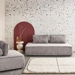 Sofá modular de pana, 3 plazas