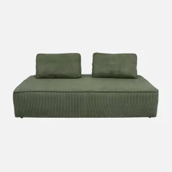 Sofá modular de pana, 4 plazas