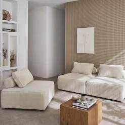 Sofá modular de pana, 3 plazas