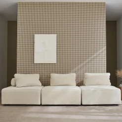 Sofá modular de pana, 3 plazas