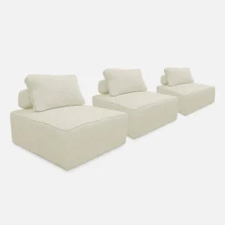 Sofá modular de pana, 3 plazas