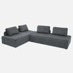 Sofá modular de pana, 4 plazas