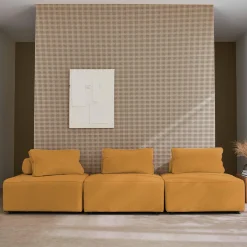 Sofá modular de pana, 3 plazas