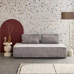 Sofá modular de pana, 2 plazas