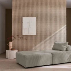 Sofá modular de pana, 2 plazas