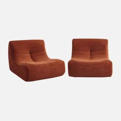 Sofá modular de pana, 2 plazas